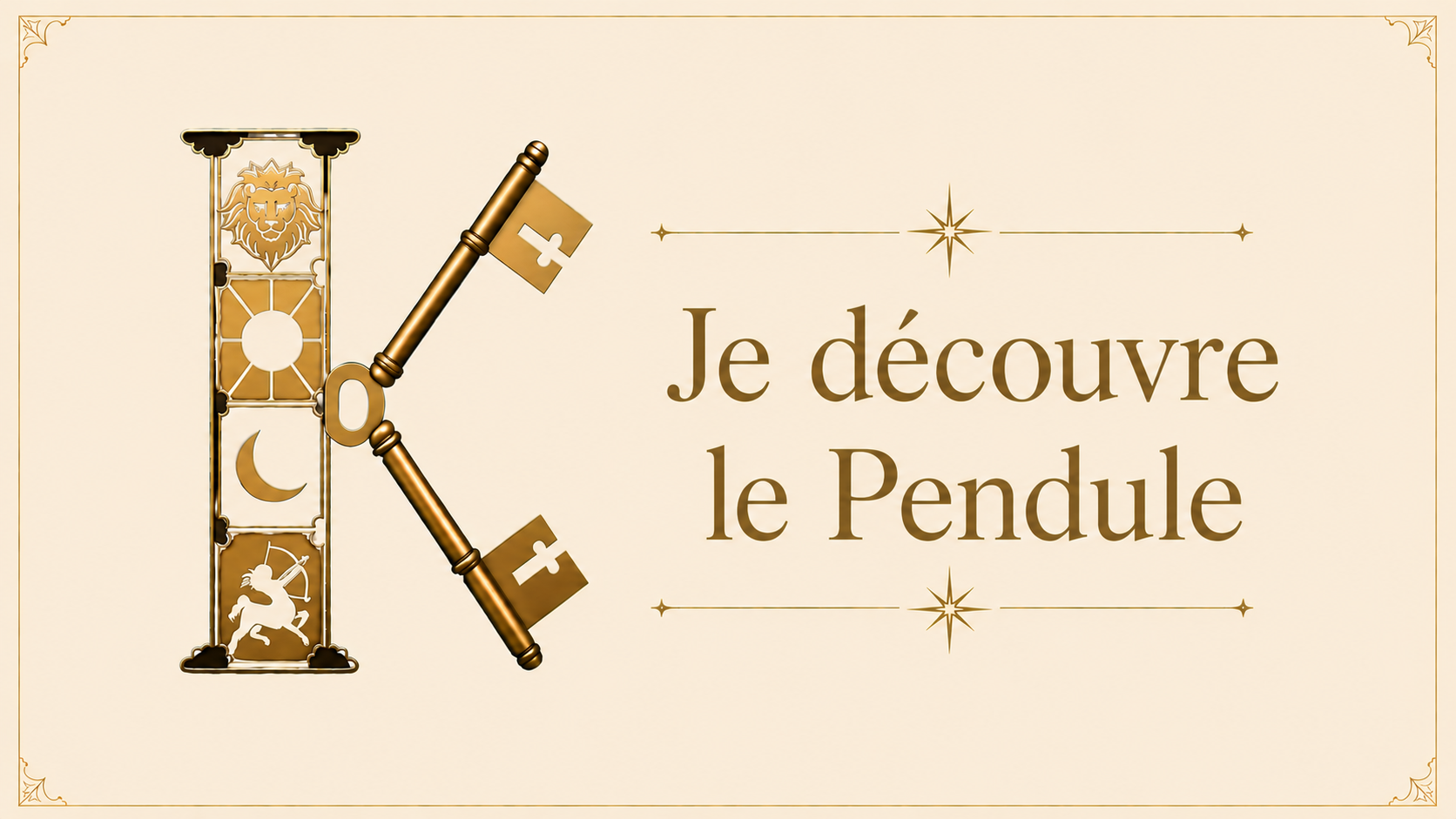 Je découvre le pendule