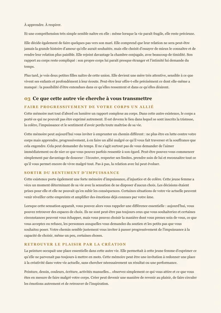 Page 5 d&rsquo;une lecture akashique