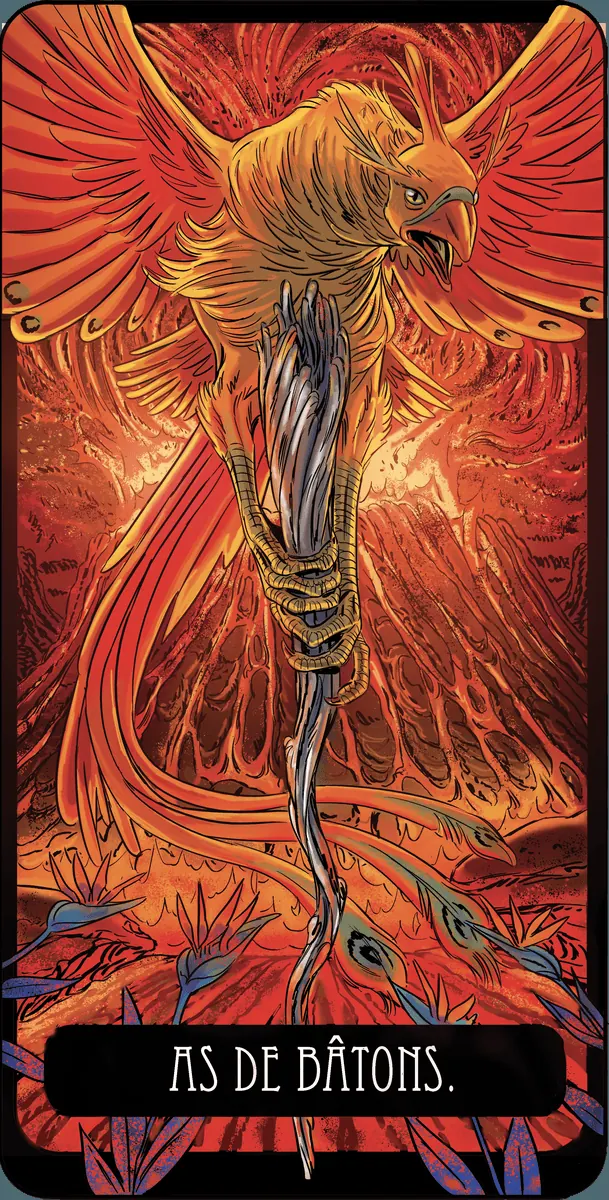 As de Bâtons dans le Tarot
