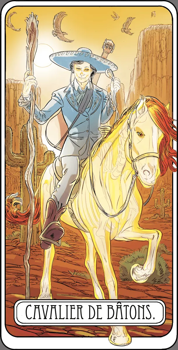 Le Cavalier de Bâtons dans le Tarot