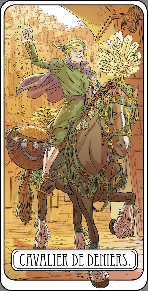 Le Cavalier de Deniers dans le Tarot