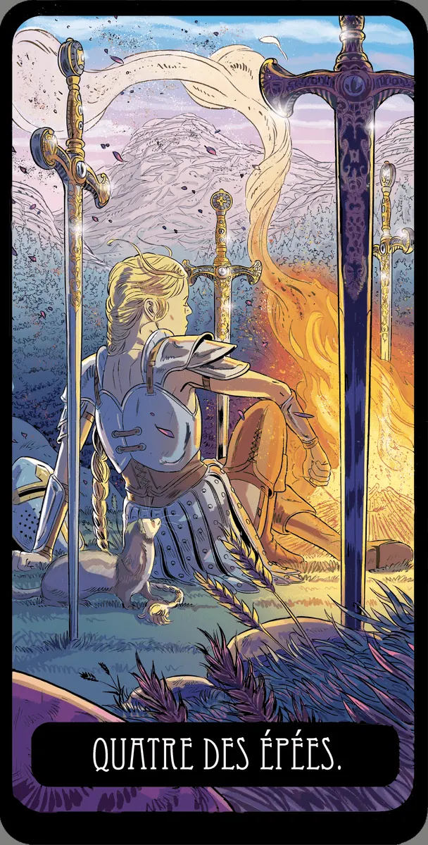 Quatre d’Épées dans le Tarot