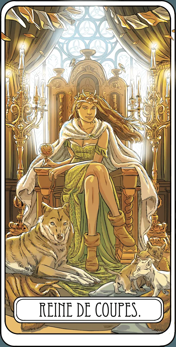 Reine de Coupes dans le Tarot