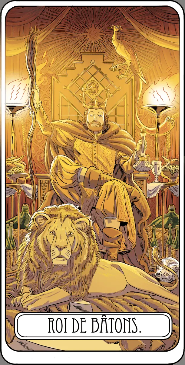 Roi de Bâtons dans le Tarot
