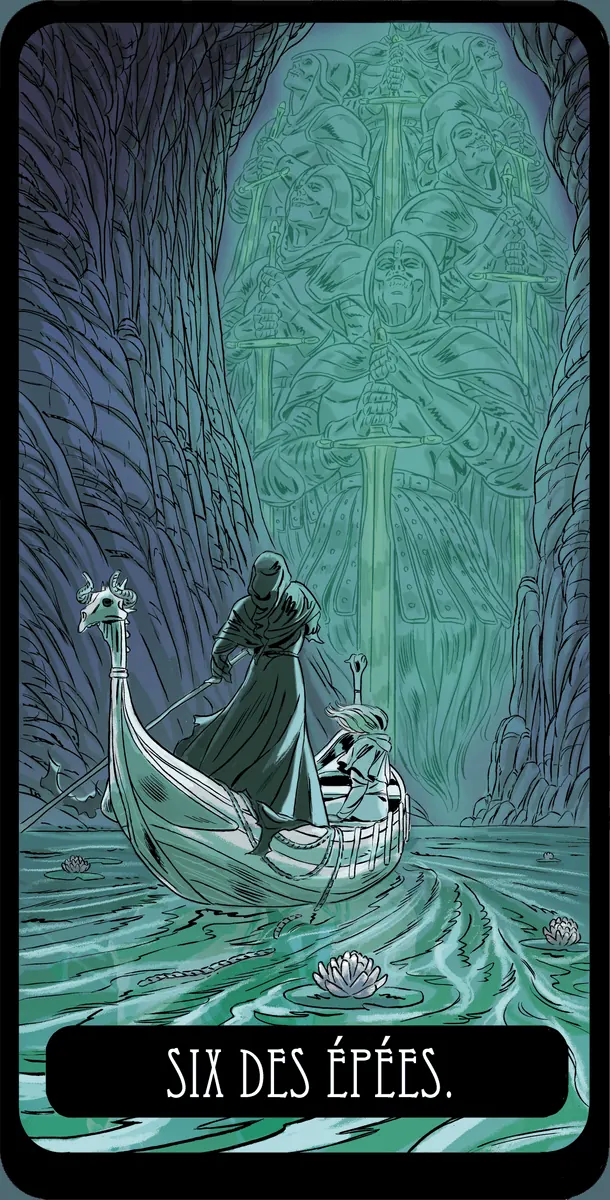 Six d’Épées dans le Tarot