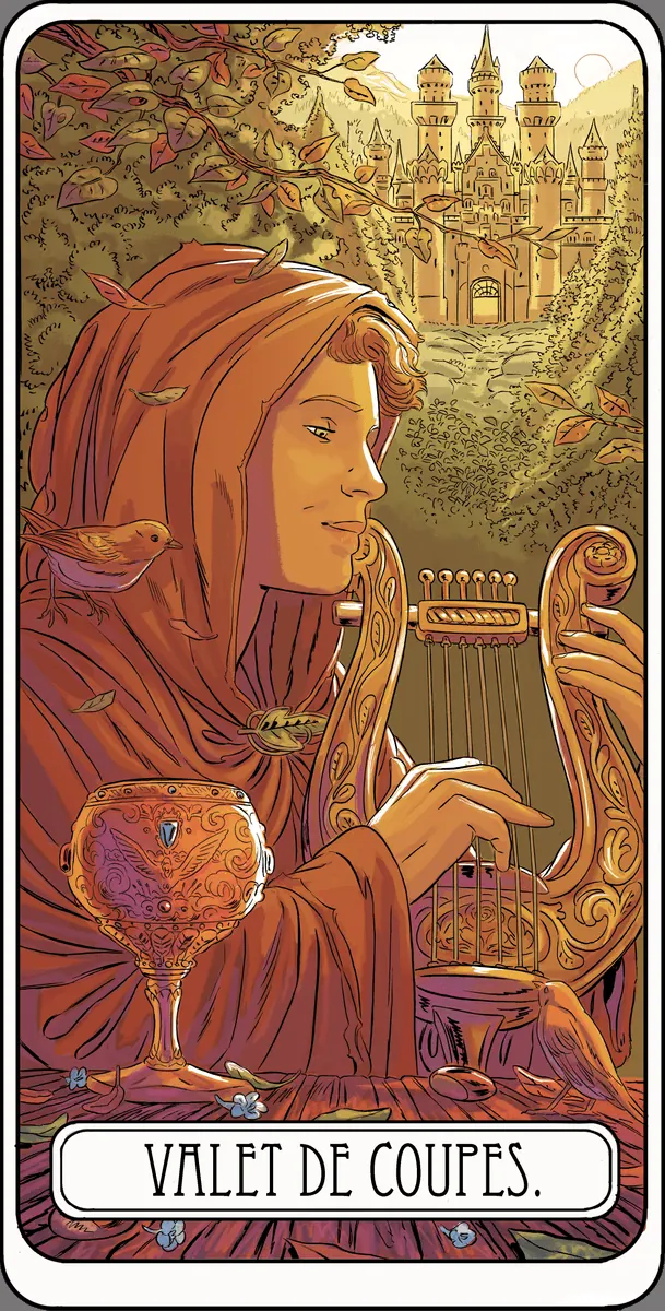 Valet de Coupes dans le Tarot