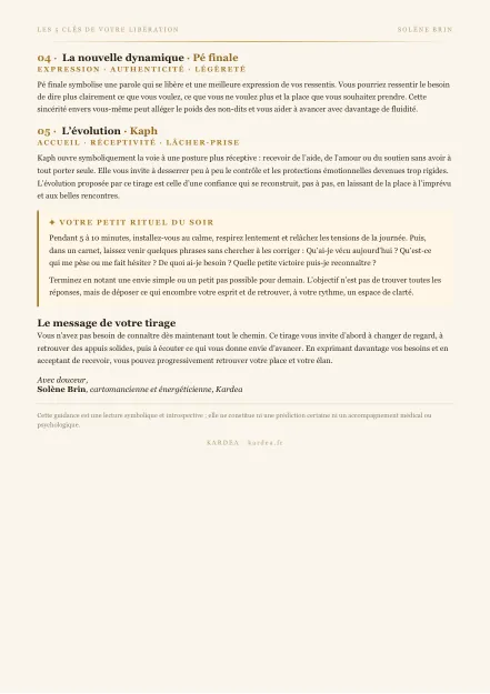 Page 2 d&rsquo;une guidance Les 5 cl&eacute;s