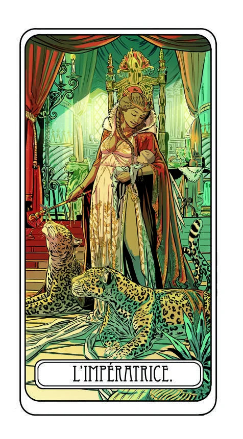 L'Impératrice, arcane III du Tarot Villeneuve