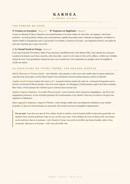 Page 4 d&rsquo;un th&egrave;me astral
