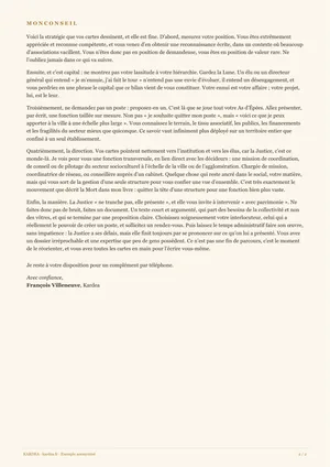 Page 2 d&rsquo;une lecture de Fran&ccedil;ois Villeneuve