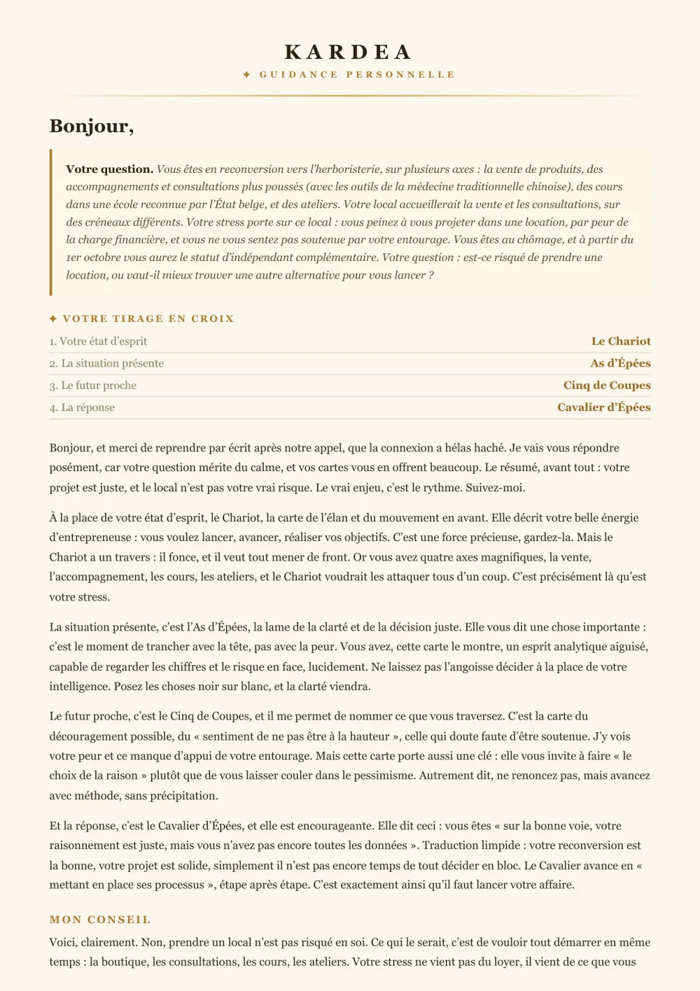 Extrait r&eacute;el d&rsquo;un tirage par email